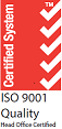 ISO logo with headofficer certified